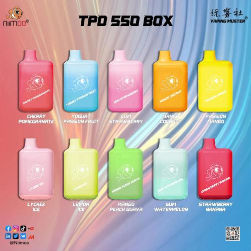 Brand Disposable Vape Box 550Puffs