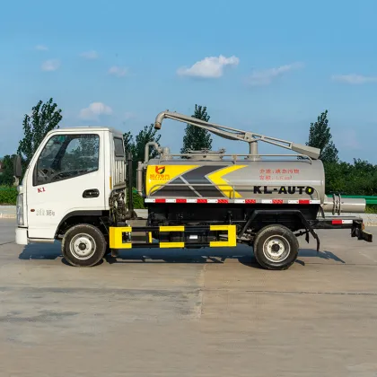 KAMA Mini Vacuum Sewage Fecal Suction Tank Truck