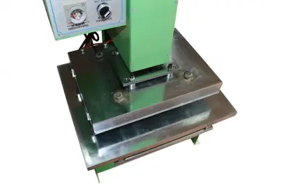 Leather impression manual hot foil stamping machine