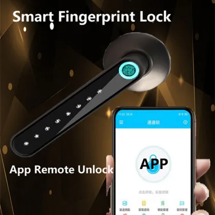 Indoor smart fingerprint lock