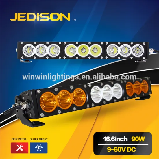 Factory 60W 90W 120W 180W 24volt 12volt car roof rack led light bar with wireless remote control