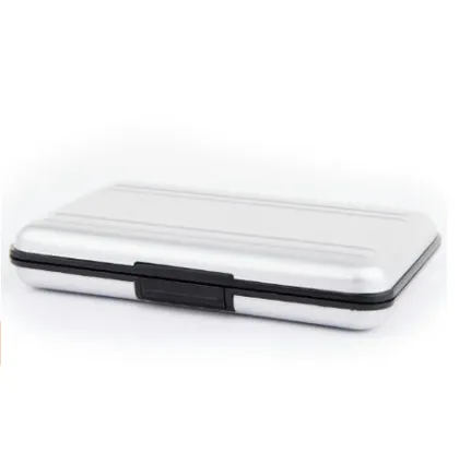 Best Selling Aluminum Memory Card storage Sd Card Case for SD card and Micro Sd