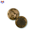 Classic metal pocket prayer coins