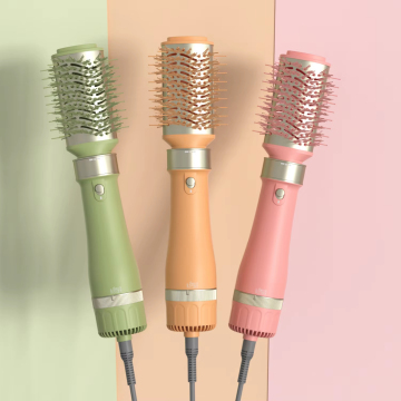 Professional 12-in-1 Hair Dryer Hot Air Brush: Straighten, Curl, and Style in One Step with Negative Ions