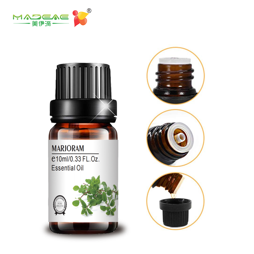 pure natural marjoram oil for massage aromatherapy