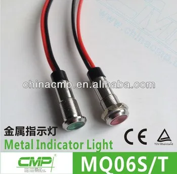 CMP waterproof metal 6mm small indicator light