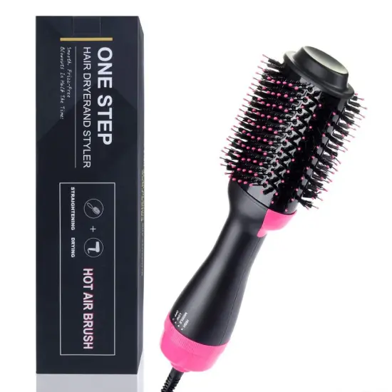 Rotating Brush Styler Iron Hot Air Pick Electric