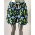 Herenstrandshort met vers patroon