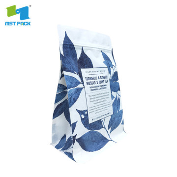 bolsas de bolsas de té de embalaje de papel reutilizables