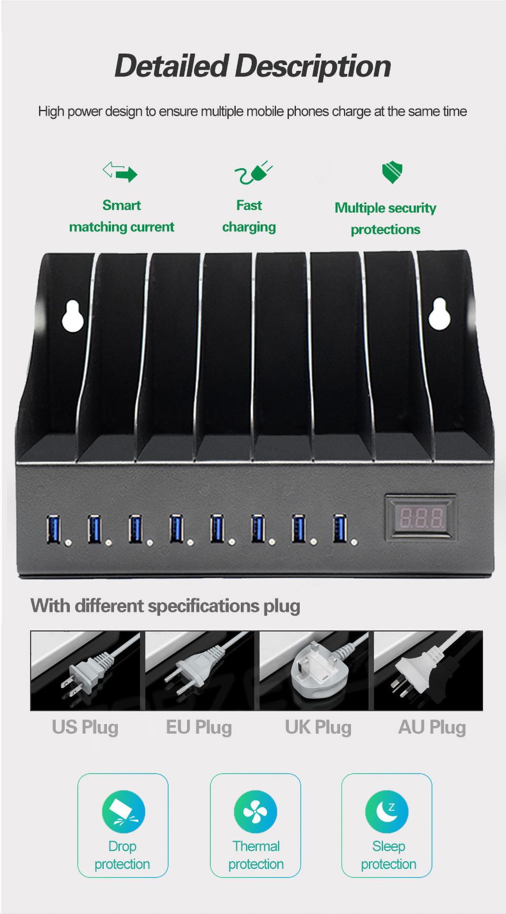 8-port usb charger 8-port usb charger