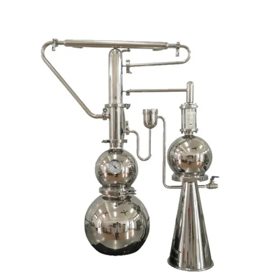 China Frankincense Vacuum Distillation Equipment Thyme Distiller Essential Oil Machine and Lime Essential Oil Extractor Machine