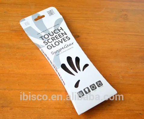 Custom Print Glove Packaging Paper Pillow Box