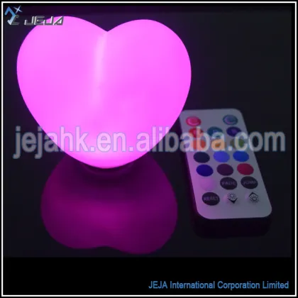 Floating Waterproof RGB Remote Controlled Heart Light Night Light