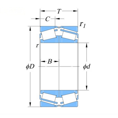 双列圆锥英制TDI、DF滚子轴承