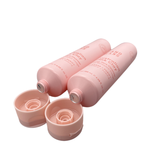 Cosmetic Pipe 120ml matte pink packing Plastic hand Cream tube 50g Manufactory