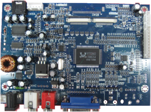 SFD035VX2-VGA-R driving board for PVI PD035VX2