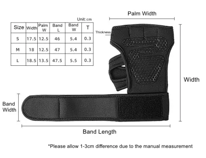 Non-Slip Weightlifting Gloves: Enhance Your Strength Training and Fitness Routine with Neoprene Grip Pads