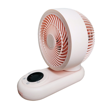 50W Circulating Table Fan with 12h Timer, Multi-Function, Table Electric Fan and Lighting