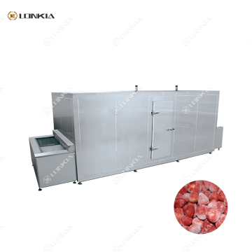 Высококачественное промышленное оборудование для морозильной камеры IQF для непрерывного быстрого замораживания производственной линии