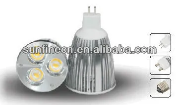 6W New MR16 Alluminum LED lamp cup in LED spotlights