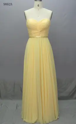 Satin Lace Bridesmaid Long Dresses