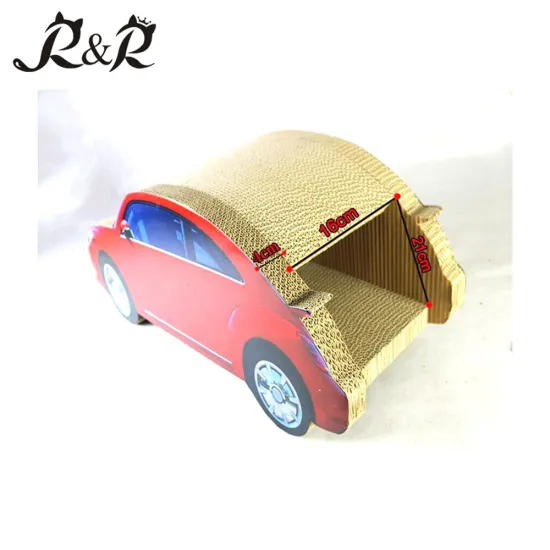 Hot sell car shape cat scratching toy and new design adorable cat house CT4046
MORE BENEFITS