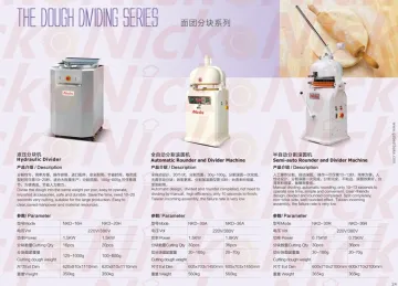 Baking Equipment Bakery Machinery Dough Divider Hydraulic Dough Dividers