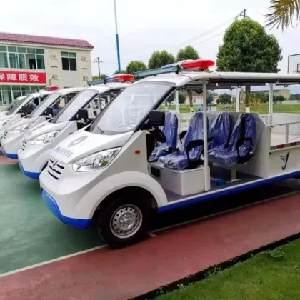 8-seater open lead-acid pure electric car