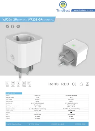 Smart WiFi Wall Socket Control with Home Smart Life App