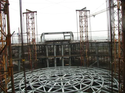 Kangbashi Low Carbon Valley Steel Grid Truss