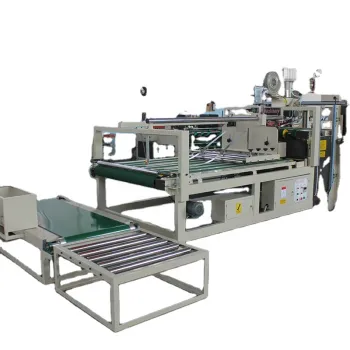 Advanced Semi-Automatic Machine for Corrugated Cardboard Box Folding and Gluing in Carton Making Industry