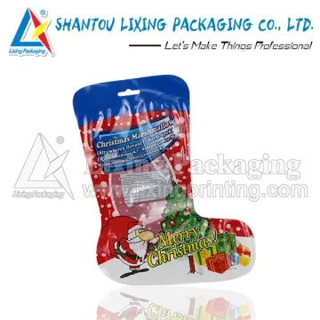 Christmas shaped candy gift bag