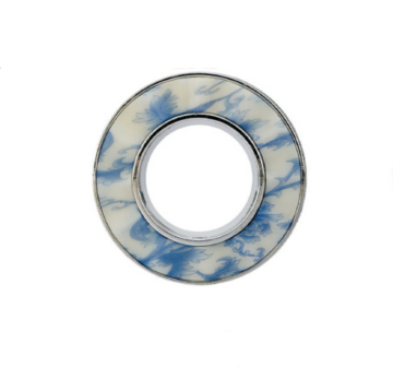 Bright Silver China Style ABS Material Curtain Ring