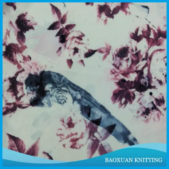 100% polyester contain spandex digital fabric printed scuba fabric