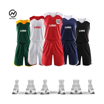 2022/23 New Kids Basketball Jersey Design Color Pink Breathable Quick Dry Men Reversible Basketball Uniform Jersey Custom