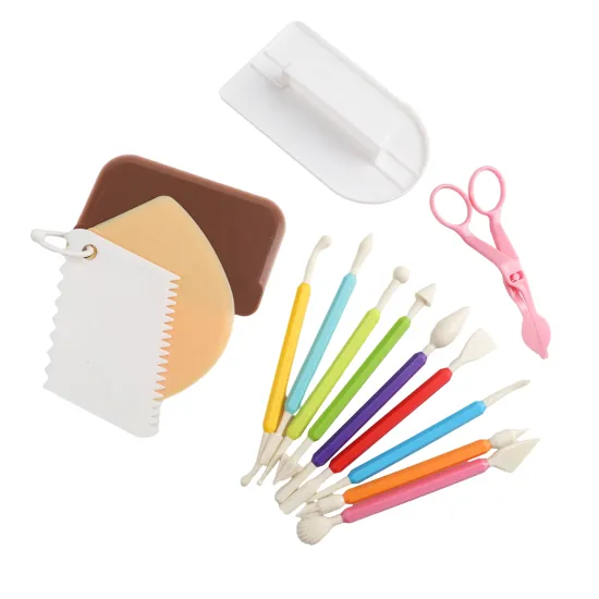 Wholesale OEM Customized Colorful Cake Decorating Tools Sets