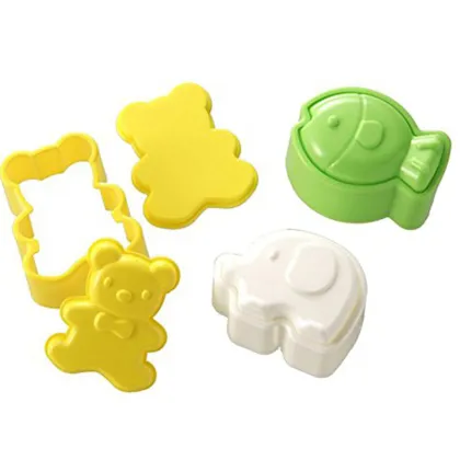 Rice Mold Elephant/bear/fish