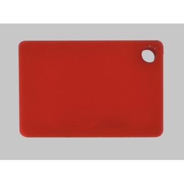 Lámina de plexiglás acrílico rojo cálido fluorescente de 3 mm de espesor
