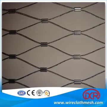 Zoo Mesh Flexible Stainless Steel Wire Rope Mesh