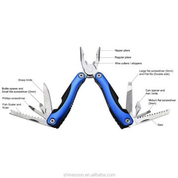 Bicycle Parts: Blue 15-in-1 Pocket Multifunction Tool