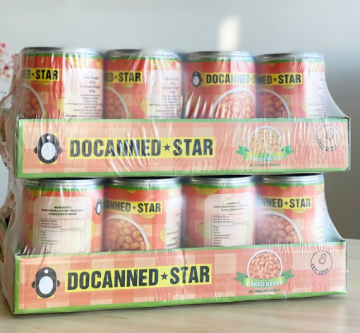 frijoles horneados en salsa de tomate vegetales enlatados