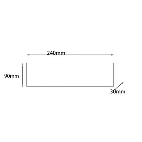 7W Rectangle indoor wall lights up and downofindoor wall lights up and down Size