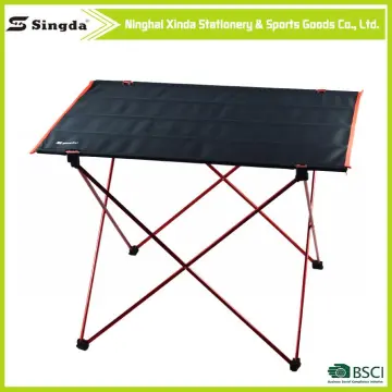 new technology folding aluminium camping table for picnic traveling bbq