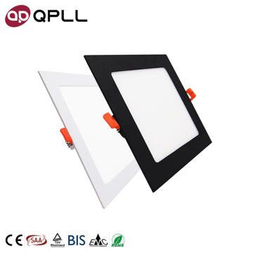 3CCT Dimmable Slim Round Square LED Light Panel - 6W to 24W, AC85-265V Recessed Aluminum Ceiling Light