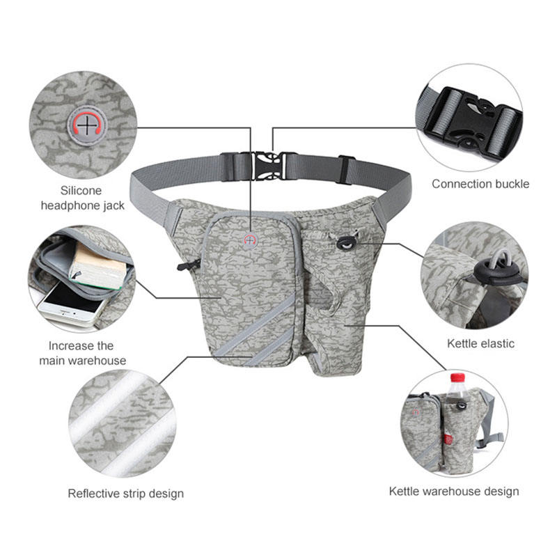 Adjustable Belt Waist Bag Water Bottle Holder 5