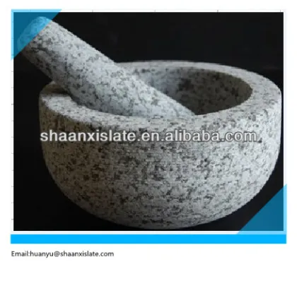 Granite custom mortar and pestle