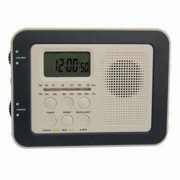 AM/FM Kitchen Radio with Timer Clock