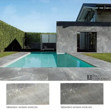 New Arrival Dark Grey Exterior Outdoor Porcelain Floor Pavers Tile