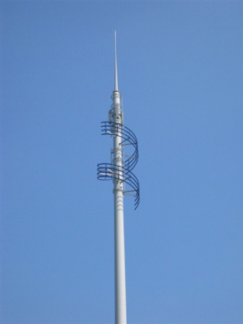 Mobile Galvanized Steel Monopoles/Steel Monopole Telecom Cell Tower