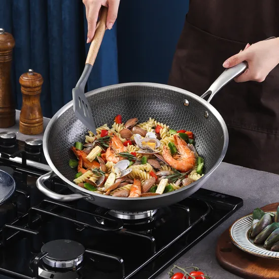 Honeycomb Nonstick Stainless Steel Cookware Manufacturer Wholesale
